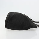 FENDI Zucca Canvas Tote Bag Black Silver Auth bs35105-3