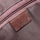 GUCCI GG Canvas Shoulder Bag Beige Silver 122791 Auth bs35106-19