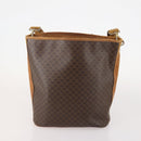 CELINE Macadam Canvas C Sulky Shoulder Bag PVC Leather 3 Set Brown Auth bs35107-10