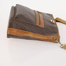 CELINE Macadam Canvas C Sulky Shoulder Bag PVC Leather 3 Set Brown Auth bs35107-11
