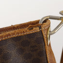 CELINE Macadam Canvas C Sulky Shoulder Bag PVC Leather 3 Set Brown Auth bs35107-15