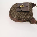 CELINE Macadam Canvas C Sulky Shoulder Bag PVC Leather 3 Set Brown Auth bs35107-4