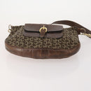 CELINE Macadam Canvas C Sulky Shoulder Bag PVC Leather 3 Set Brown Auth bs35107-7