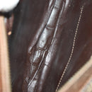 CELINE Macadam Canvas C Sulky Shoulder Bag PVC Leather 3 Set Brown Auth bs35107-8