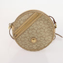 CELINE Macadam Canvas C Sulky Bag PVC Leather 3 Set Beige White Auth bs35108-16