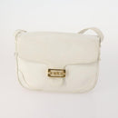 CELINE Macadam Canvas C Sulky Bag PVC Leather 3 Set Beige White Auth bs35108-2