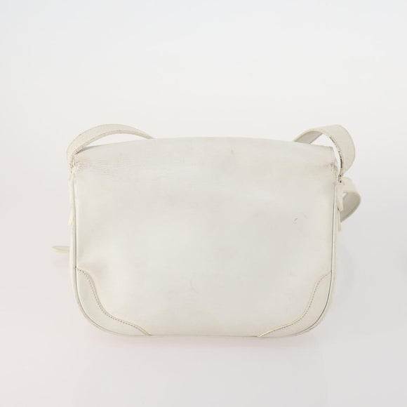 CELINE Macadam Canvas C Sulky Bag PVC Leather 3 Set Beige White Auth bs35108
