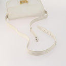 CELINE Macadam Canvas C Sulky Bag PVC Leather 3 Set Beige White Auth bs35108-5