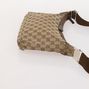 GUCCI GG Supreme GG Canvas Web Sherry Line Tote Bag PVC 2 Set Beige Auth bs35109-13