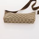 GUCCI GG Supreme GG Canvas Web Sherry Line Tote Bag PVC 2 Set Beige Auth bs35109-16