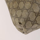 GUCCI GG Supreme GG Canvas Web Sherry Line Tote Bag PVC 2 Set Beige Auth bs35109-9