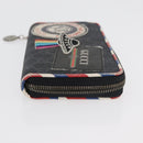 GUCCI GG Supreme Long Wallet PVC 2 Set Beige Navy Auth bs35114-12