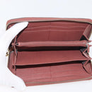 GUCCI GG Supreme Long Wallet PVC 2 Set Beige Navy Auth bs35114-8