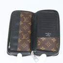 LOUIS VUITTON Monogram Macassar Zippy Wallet Vertical M60109 LV Auth bs35115-9