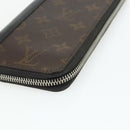 LOUIS VUITTON Monogram Macassar Zippy Wallet Vertical M60109 LV Auth bs35115-14