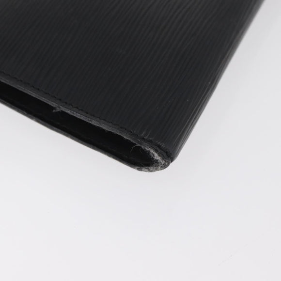 LOUIS VUITTON Epi Pochette Accessoires Pouch Black M52982 LV Auth bs35118