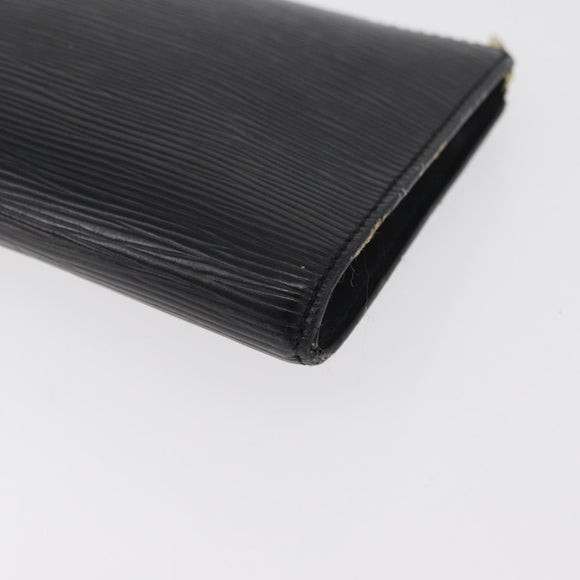 LOUIS VUITTON Epi Pochette Accessoires Pouch Black M52982 LV Auth bs35118