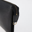 LOUIS VUITTON Epi Pochette Accessoires Pouch Black M52982 LV Auth bs35118-9