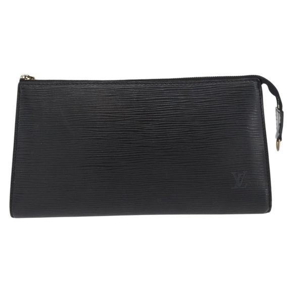 LOUIS VUITTON Epi Pochette Accessoires Pouch Black M52982 LV Auth bs35118