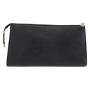 LOUIS VUITTON Epi Pochette Accessoires Pouch Black M52982 LV Auth bs35118-2