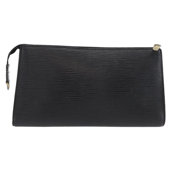 LOUIS VUITTON Epi Pochette Accessoires Pouch Black M52982 LV Auth bs35118
