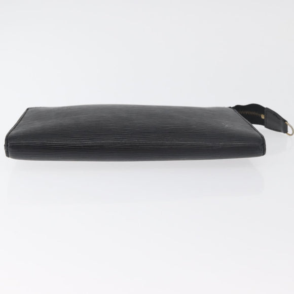 LOUIS VUITTON Epi Pochette Accessoires Pouch Black M52982 LV Auth bs35118