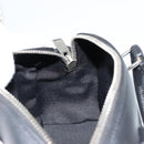 SAINT LAURENT Duffle Toy Handtasche Leder 2-Wege Schwarz Silber Original bs35119-23