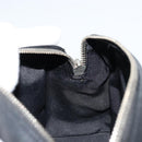 SAINT LAURENT Duffle Toy Handtasche Leder 2-Wege Schwarz Silber Original bs35119-24