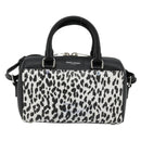 SAINT LAURENT Duffle Toy Handtasche Leder 2-Wege Schwarz Silber Original bs35119-13