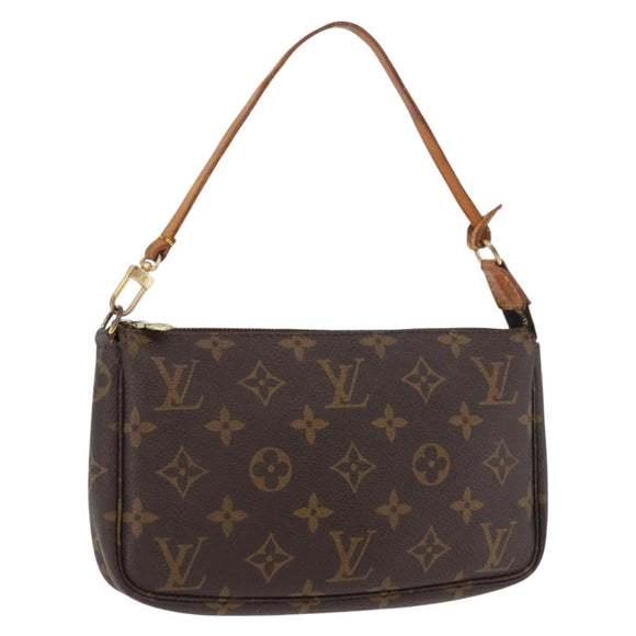 LOUIS VUITTON Monogram Pochette Accessoires Pouch M51980 LV Auth bs35121