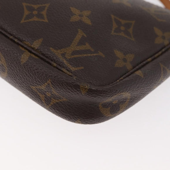 LOUIS VUITTON Monogram Pochette Accessoires Pouch M51980 LV Auth bs35121