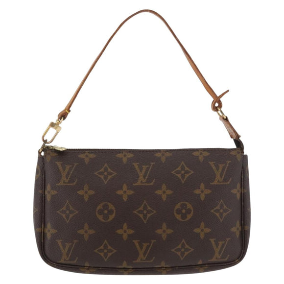 LOUIS VUITTON Monogram Pochette Accessoires Pouch M51980 LV Auth bs35121