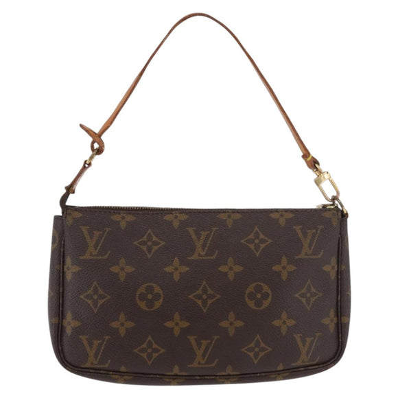 LOUIS VUITTON Monogram Pochette Accessoires Pouch M51980 LV Auth bs35121