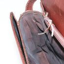 GIVENCHY Shoulder Bag Suede Brown Gold Auth bs35122-20