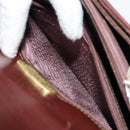GIVENCHY Shoulder Bag Suede Brown Gold Auth bs35122-23