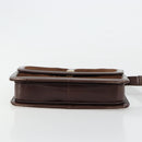 GIVENCHY Shoulder Bag Suede Brown Gold Auth bs35122-5