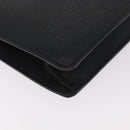LOUIS VUITTON Epi Serie Dragonne Clutch Bag Black Noir M52612 LV Auth bs35123-15