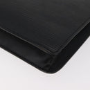 LOUIS VUITTON Epi Serie Dragonne Clutch Bag Black Noir M52612 LV Auth bs35123-16