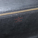 LOUIS VUITTON Epi Serie Dragonne Clutch Bag Black Noir M52612 LV Auth bs35123-19