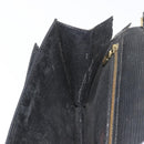 LOUIS VUITTON Epi Serie Dragonne Clutch Bag Black Noir M52612 LV Auth bs35123-21