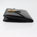 LOUIS VUITTON Epi Serie Dragonne Clutch Bag Black Noir M52612 LV Auth bs35123-3