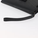 LOUIS VUITTON Epi Serie Dragonne Clutch Bag Black Noir M52612 LV Auth bs35123-7