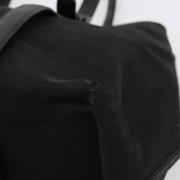 BOTTEGA VENETA Shopper Tas Canvas Zwart 256763 Auth bs35124