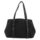 BOTTEGA VENETA Shopper Tas Canvas Zwart 256763 Auth bs35124-13