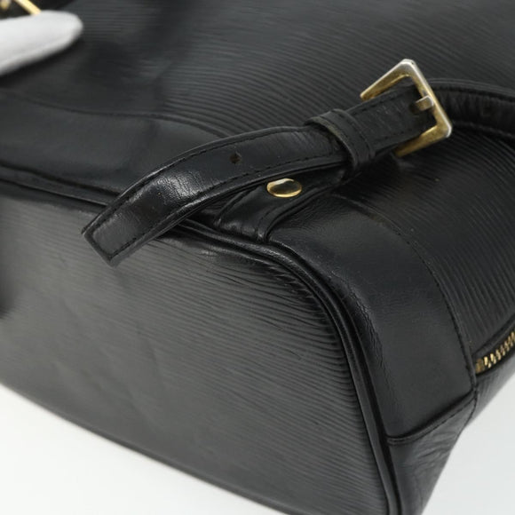 VALENTINO Rugzak Leer Zwart Goud Auth bs35125