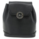 VALENTINO Rugzak Leer Zwart Goud Auth bs35125-13