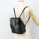 VALENTINO Rugzak Leer Zwart Goud Auth bs35125-22