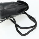VALENTINO Rugzak Leer Zwart Goud Auth bs35125-7