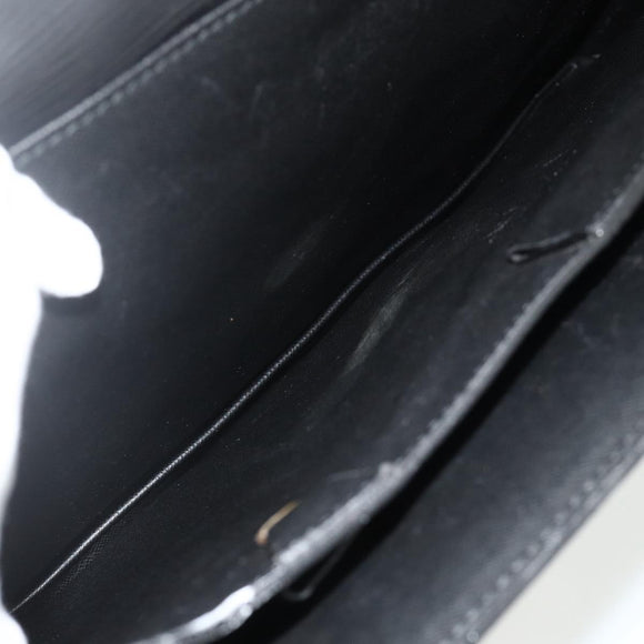 LOUIS VUITTON Epi Serviette Ambassador Business Bag Black M54412 LV Auth bs35128