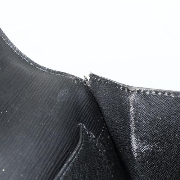 LOUIS VUITTON Epi Serviette Ambassador Business Bag Black M54412 LV Auth bs35128